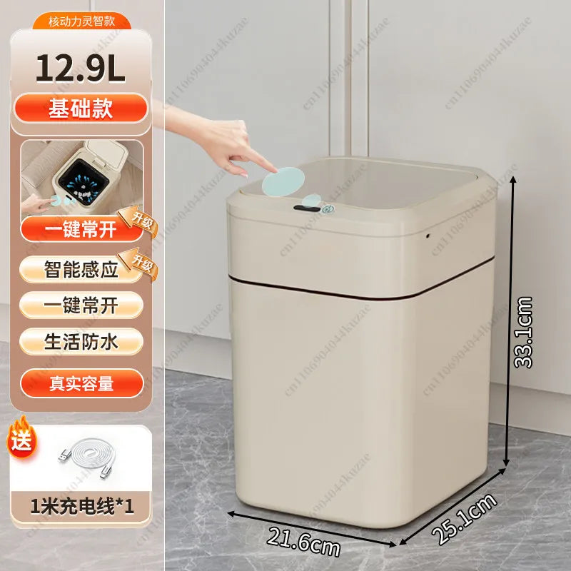 Induction Smart Trash Can (Kitchen & Bathroom)