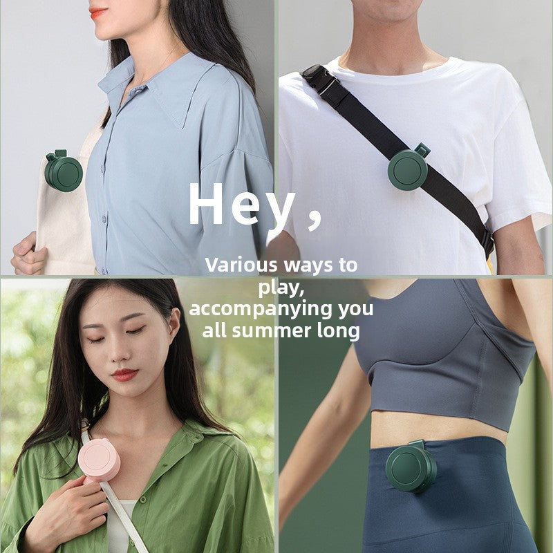 Clip-on Mini Fan for neck, waist, or clothing