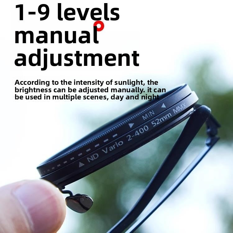 Sunglasses Adjustable ND Lens