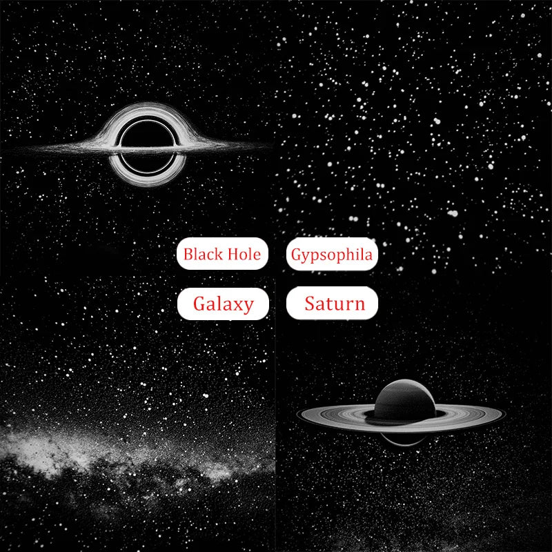 Mini USB Starry Sky Atmosphere Projector Light Wide-Angle Display Ceiling Starry Sky for Game Room Lighting Room Decor Wall Gift