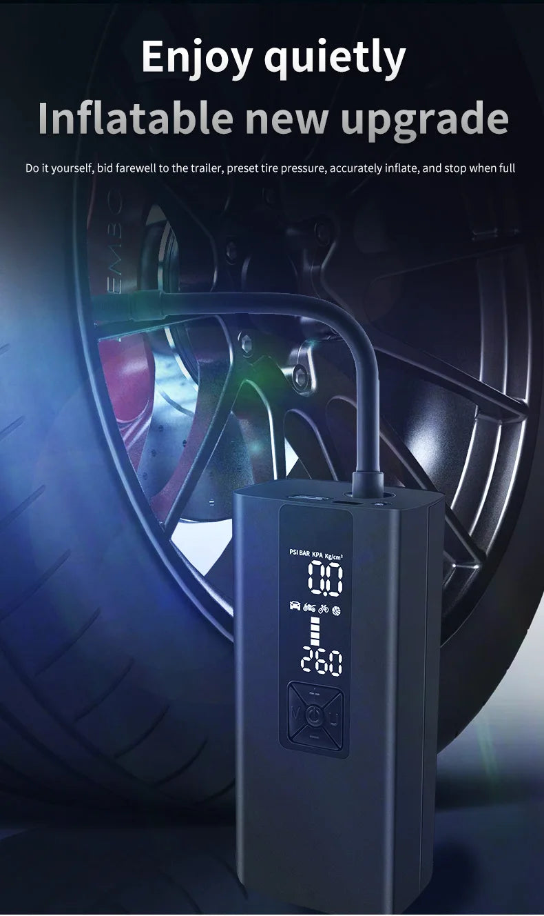 8000mAh Portable Air Compressor