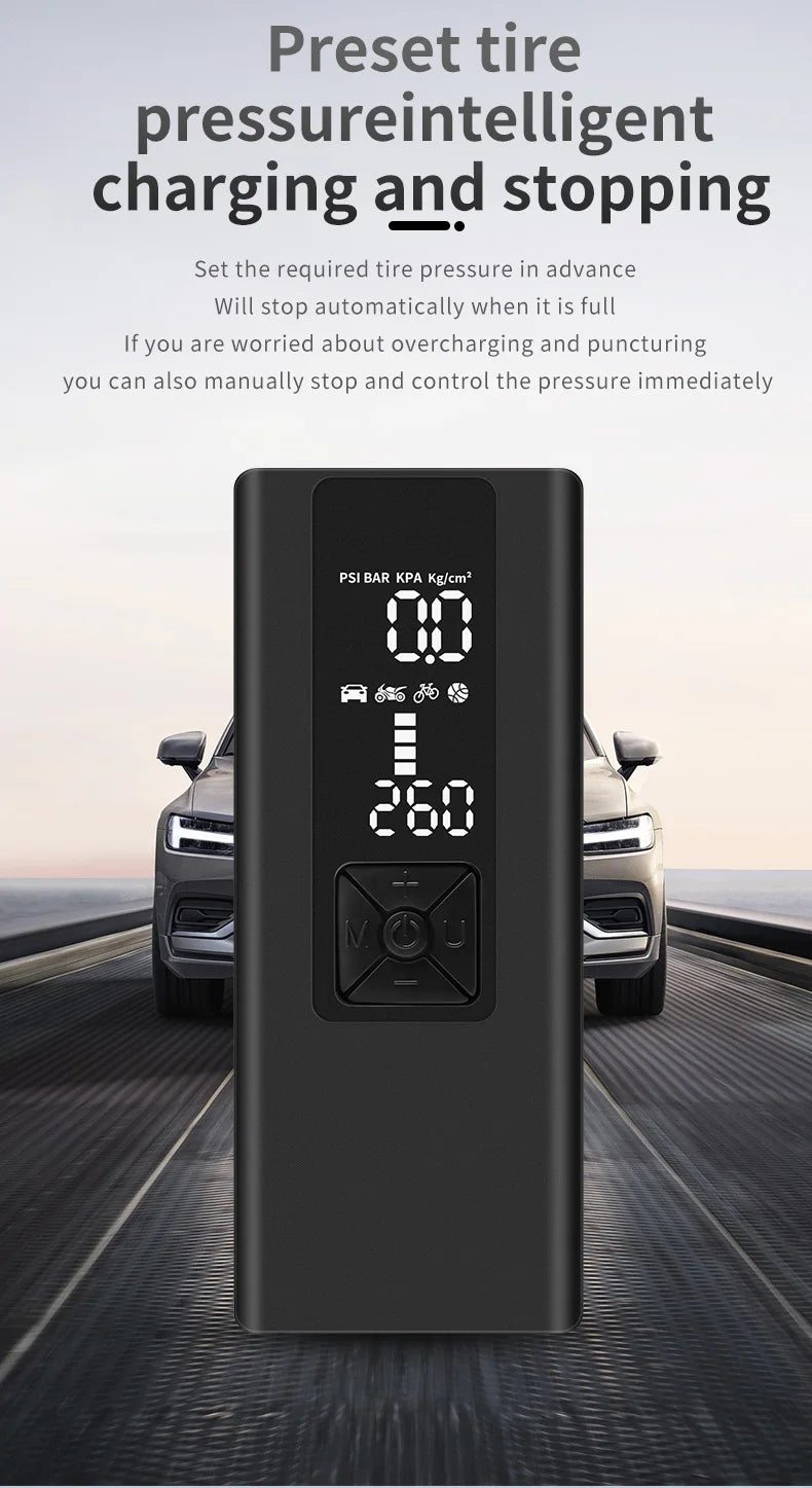 8000mAh Portable Air Compressor