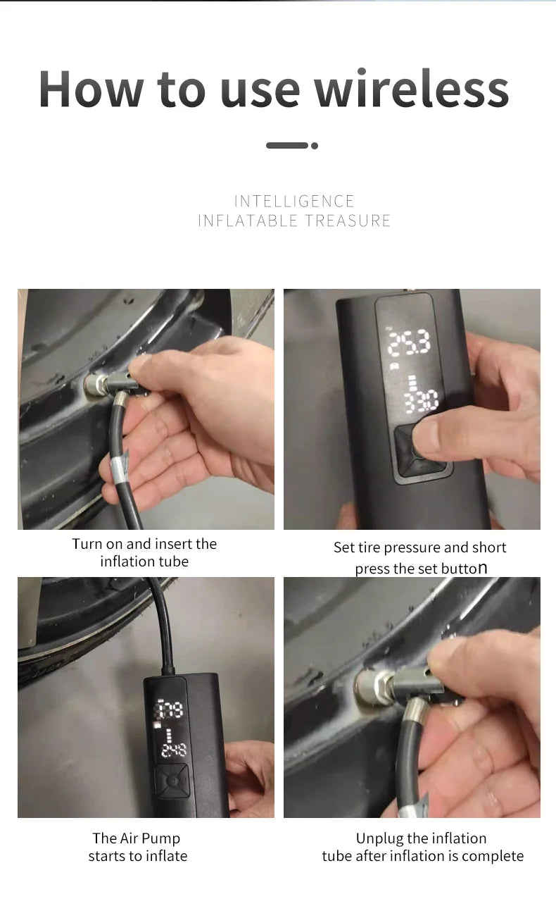 8000mAh Portable Air Compressor