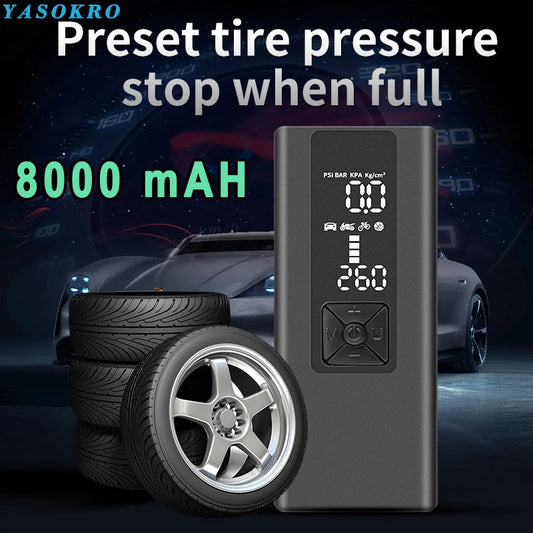 8000mAh Portable Air Compressor