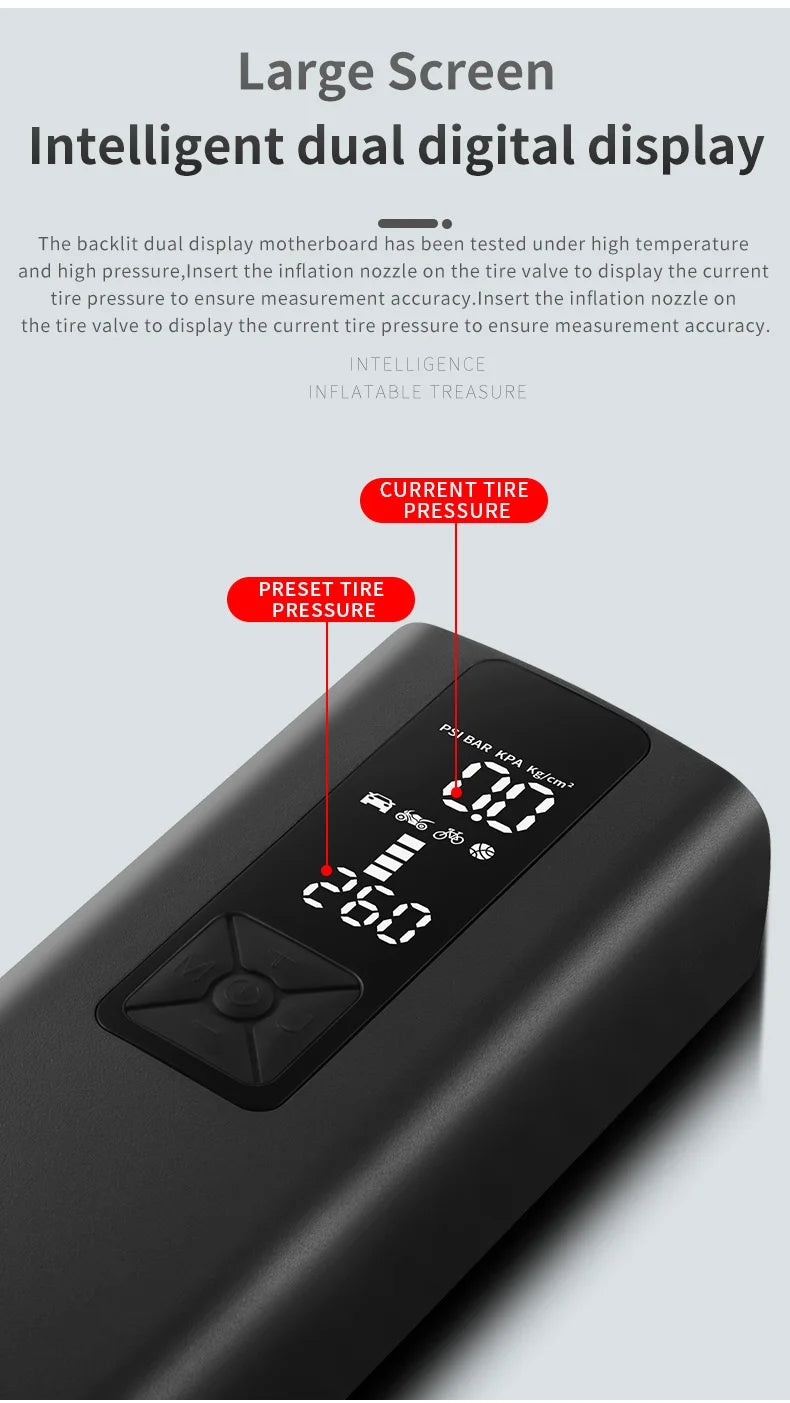 8000mAh Portable Air Compressor