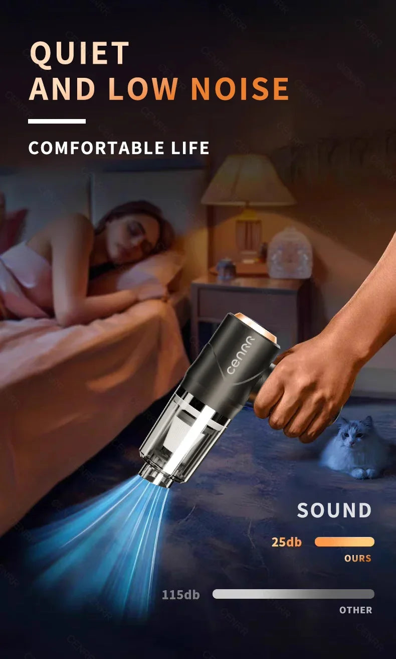High-Power Handheld Car Vacuum