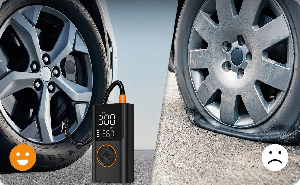 Portable 150PSI Air Compressor Mini Cordless Car & Bike Pump