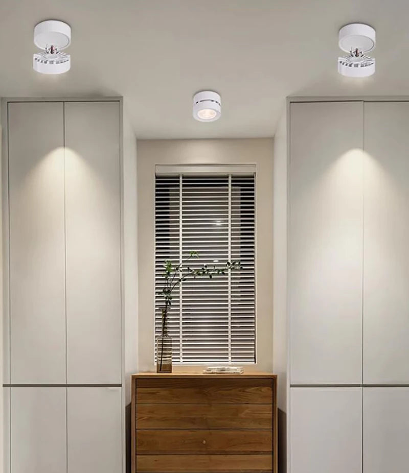 360° Foldable LED Spotlight – Dimmable Ceiling Light