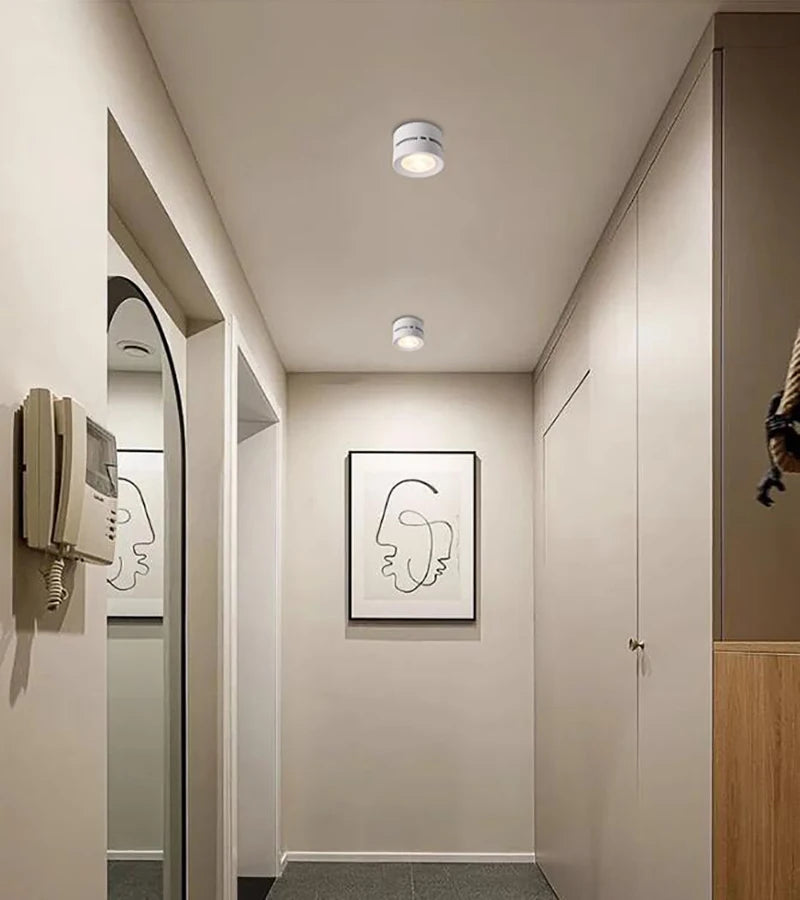 360° Foldable LED Spotlight – Dimmable Ceiling Light