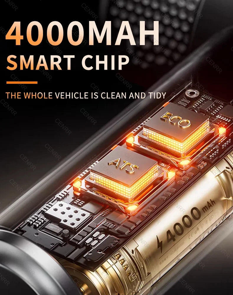 High-Power Handheld Car Vacuum