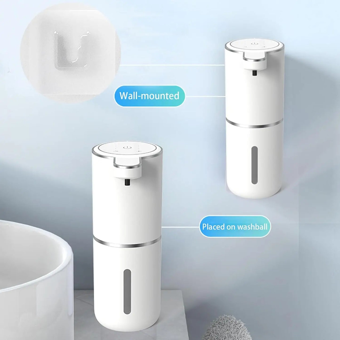 Automatic Wall-Mounted Foam Soap Dispenser (400ml)