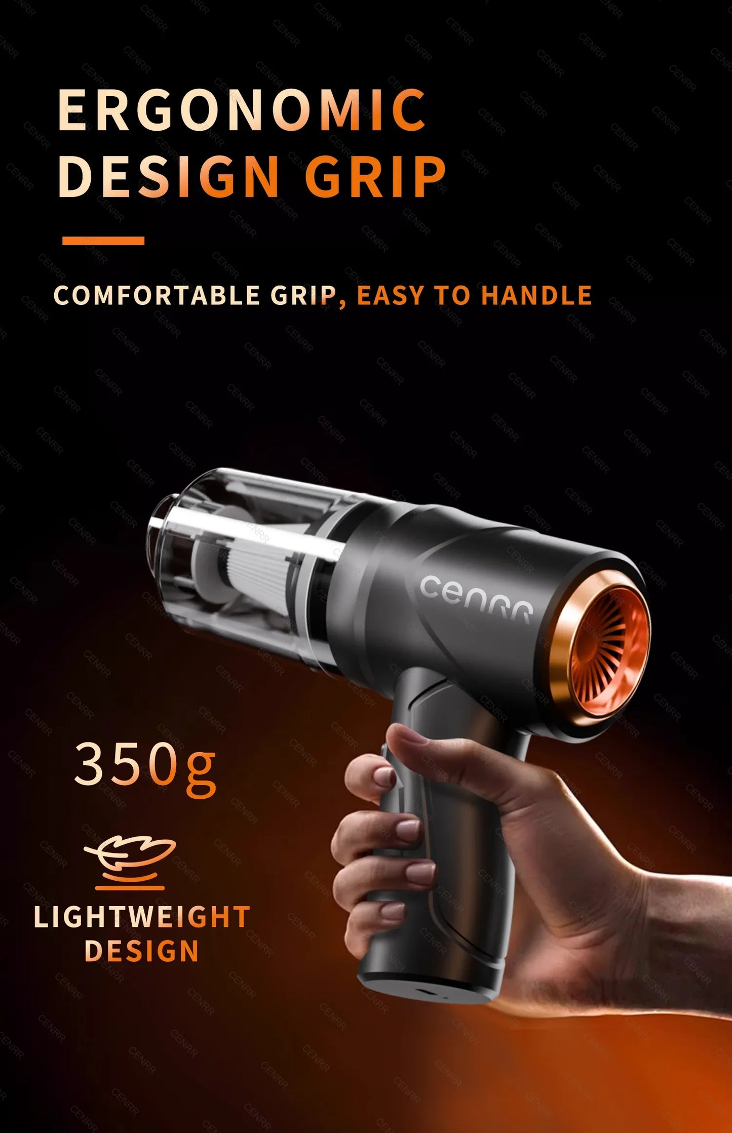 High-Power Handheld Car Vacuum