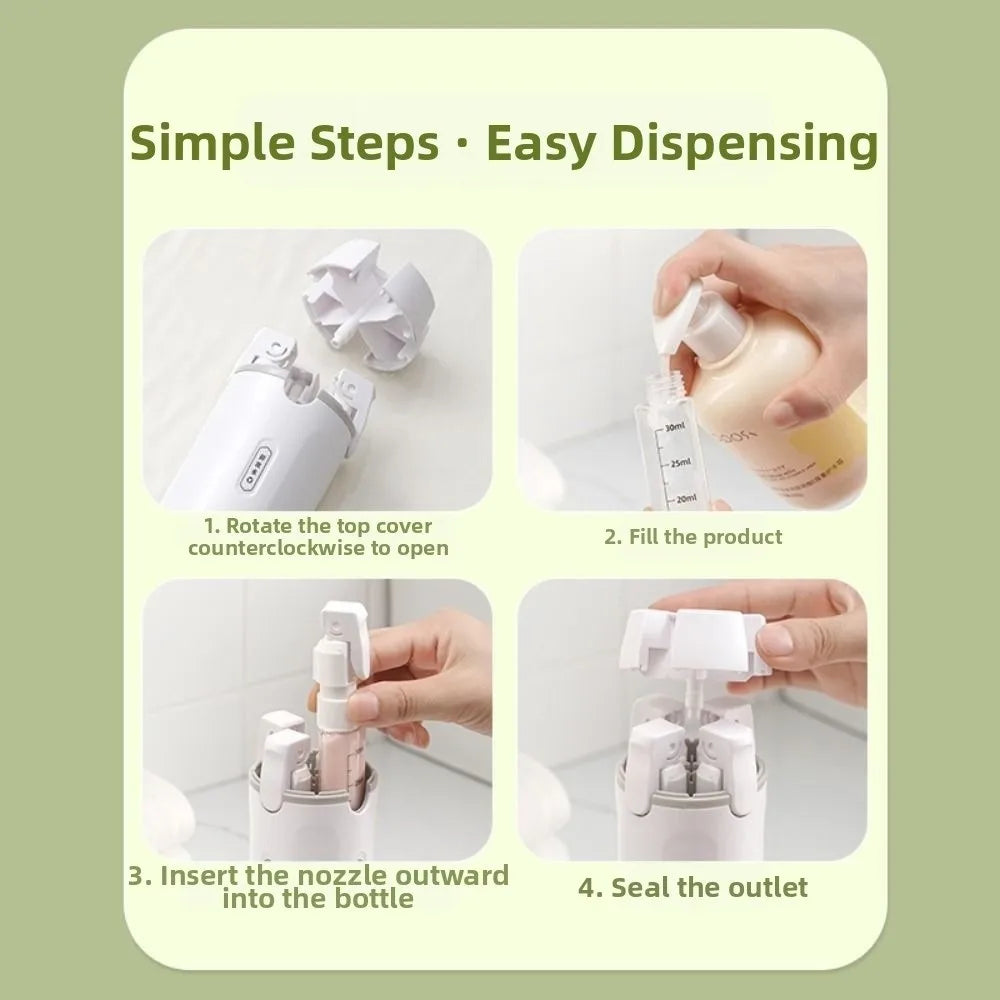 4-in-1 Leak-Proof Travel Dispenser Set (40ml)