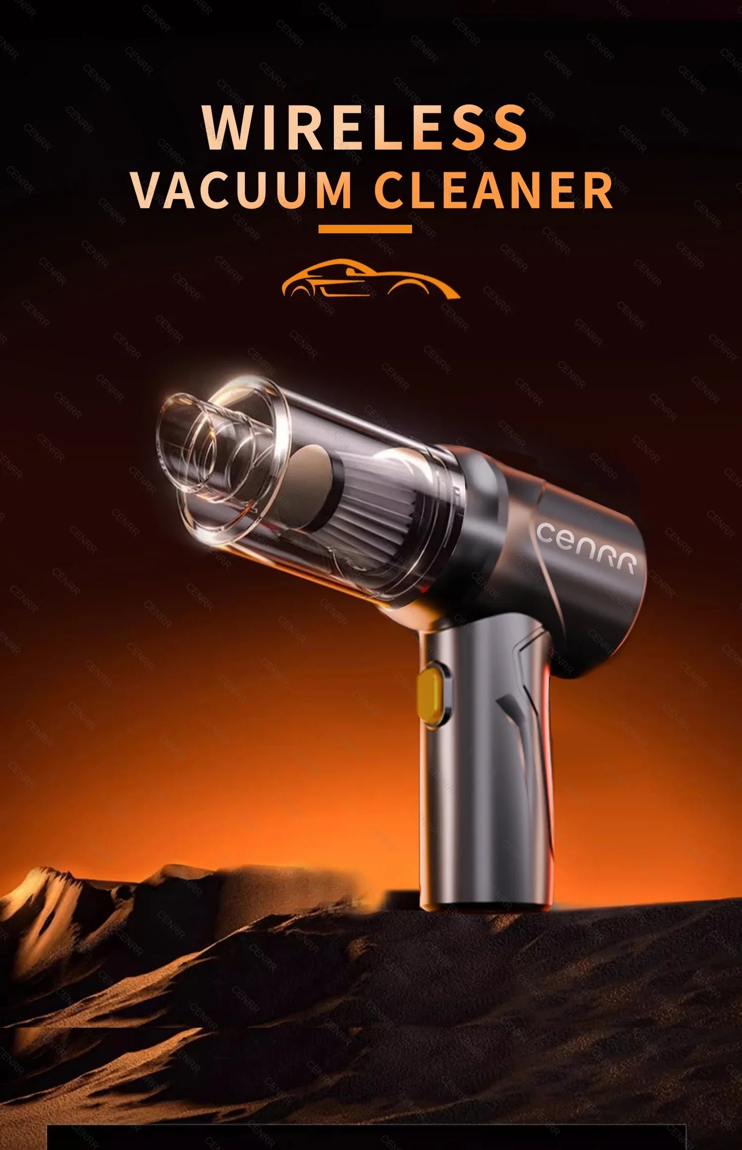 High-Power Handheld Car Vacuum