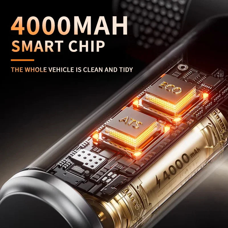 High-Power Handheld Car Vacuum