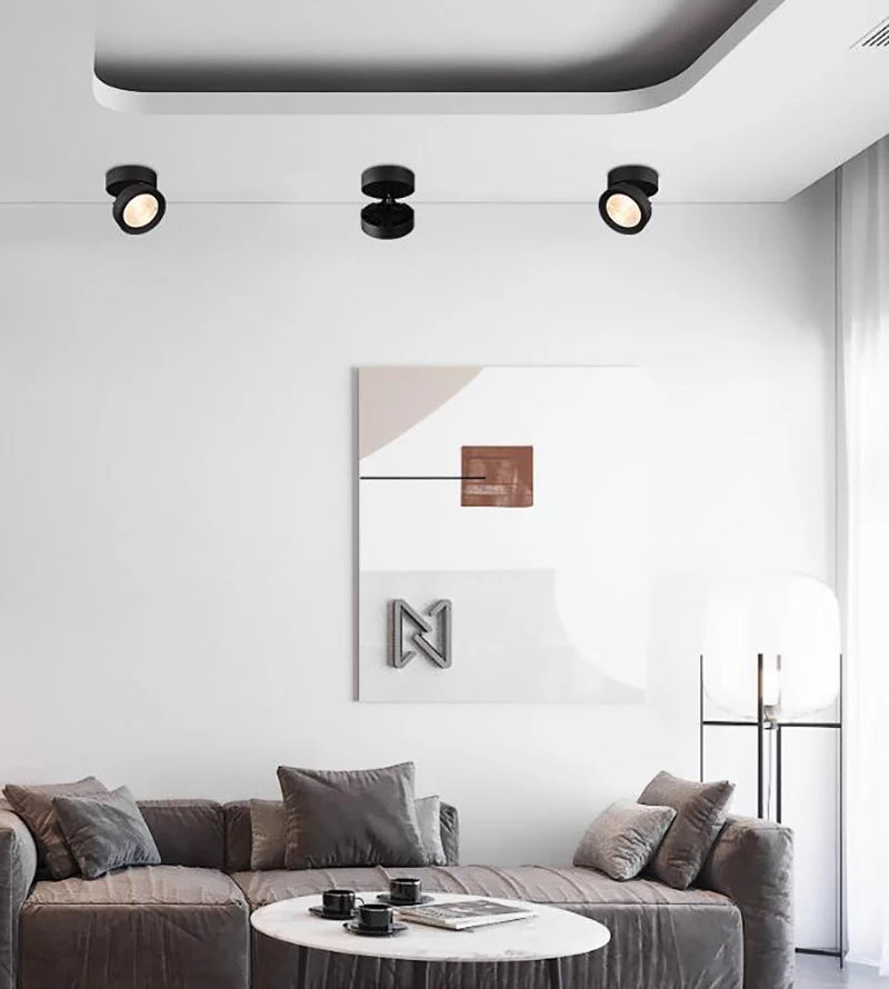 360° Foldable LED Spotlight – Dimmable Ceiling Light