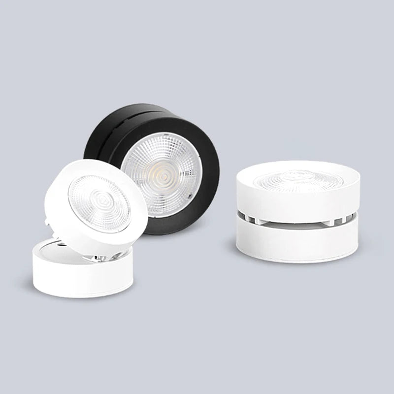 360° Foldable LED Spotlight – Dimmable Ceiling Light
