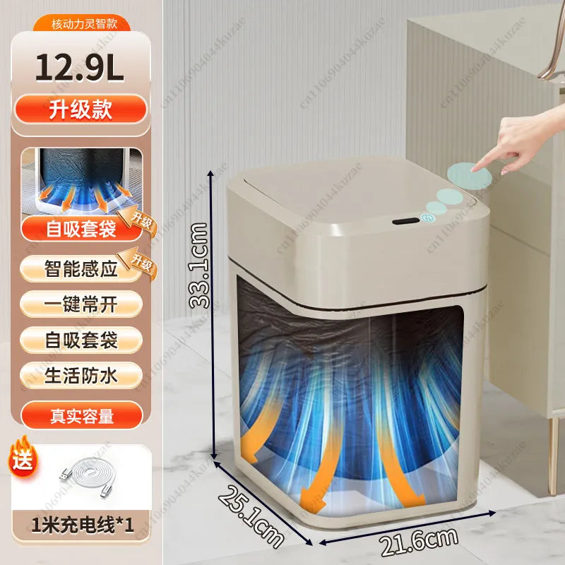 Induction Smart Trash Can (Kitchen & Bathroom)