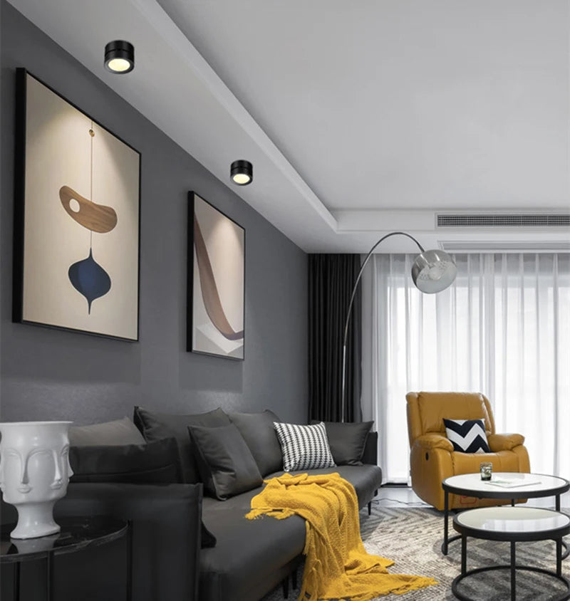 360° Foldable LED Spotlight – Dimmable Ceiling Light