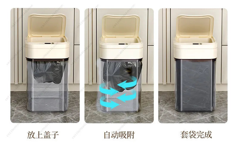 Induction Smart Trash Can (Kitchen & Bathroom)