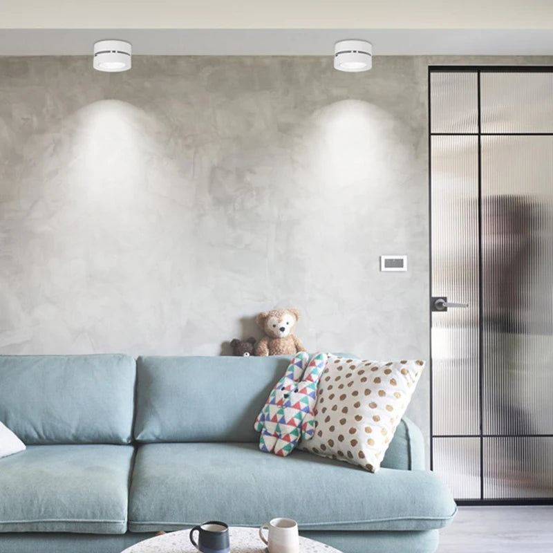 360° Foldable LED Spotlight – Dimmable Ceiling Light