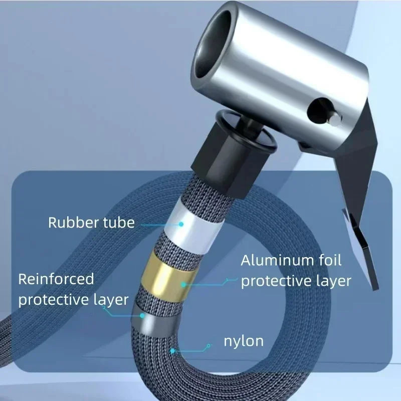 Mini Tire Inflator with Pressure Gauge