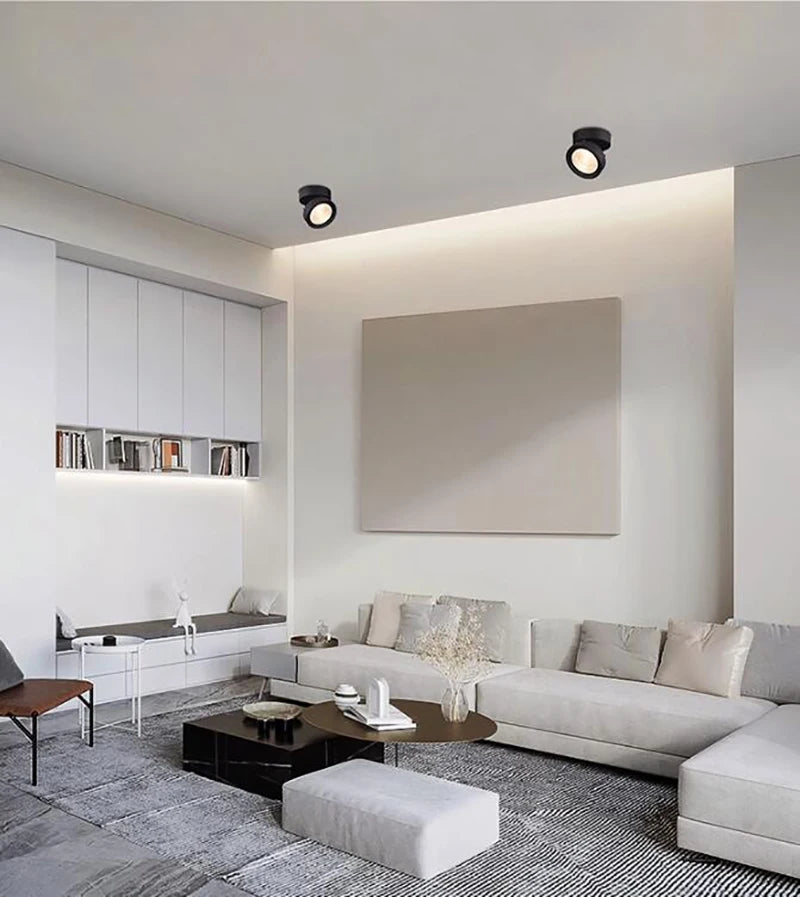 360° Foldable LED Spotlight – Dimmable Ceiling Light
