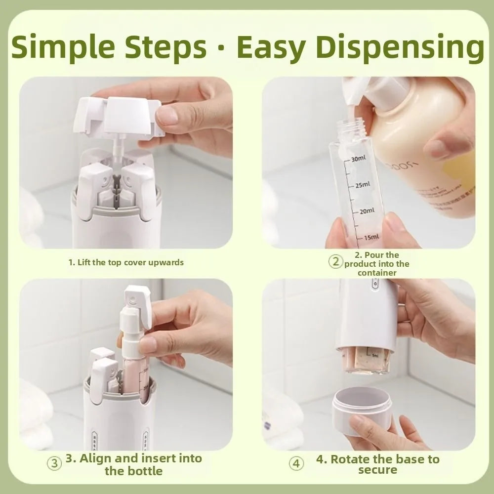 4-in-1 Leak-Proof Travel Dispenser Set (40ml)