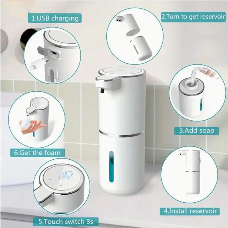 Automatic Wall-Mounted Foam Soap Dispenser (400ml)