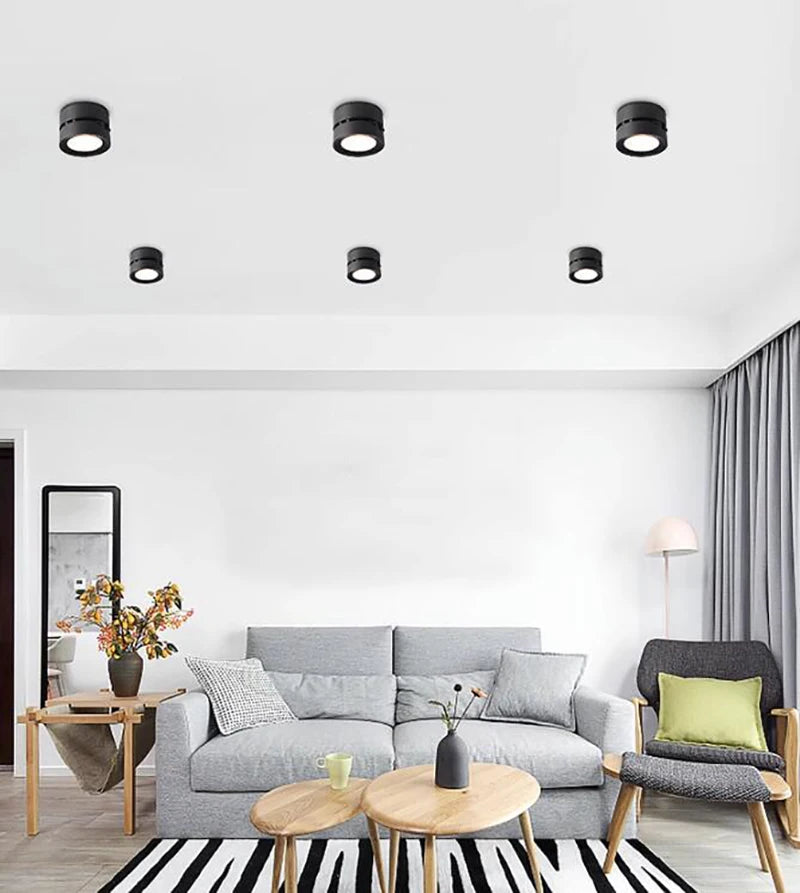 360° Foldable LED Spotlight – Dimmable Ceiling Light
