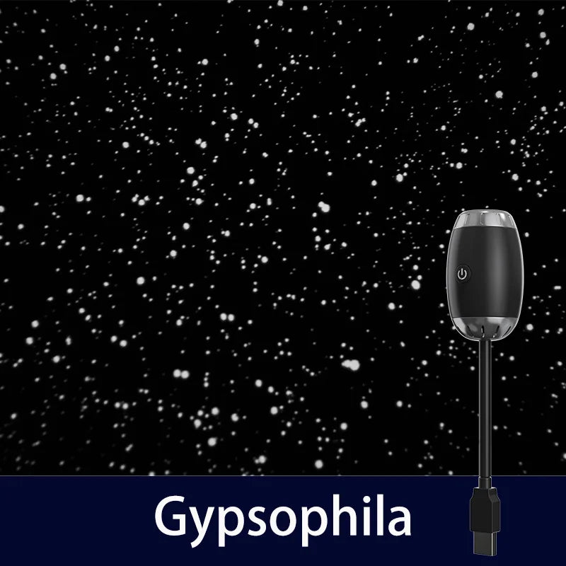 Mini USB Starry Sky Atmosphere Projector Light Wide-Angle Display Ceiling Starry Sky for Game Room Lighting Room Decor Wall Gift