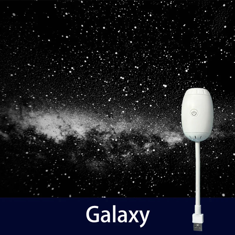 Mini USB Starry Sky Atmosphere Projector Light Wide-Angle Display Ceiling Starry Sky for Game Room Lighting Room Decor Wall Gift