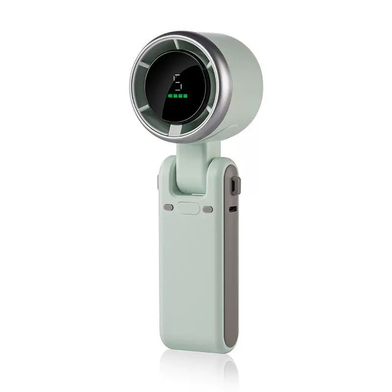 High-Speed Portable Neck Fan with Turbo Cooling