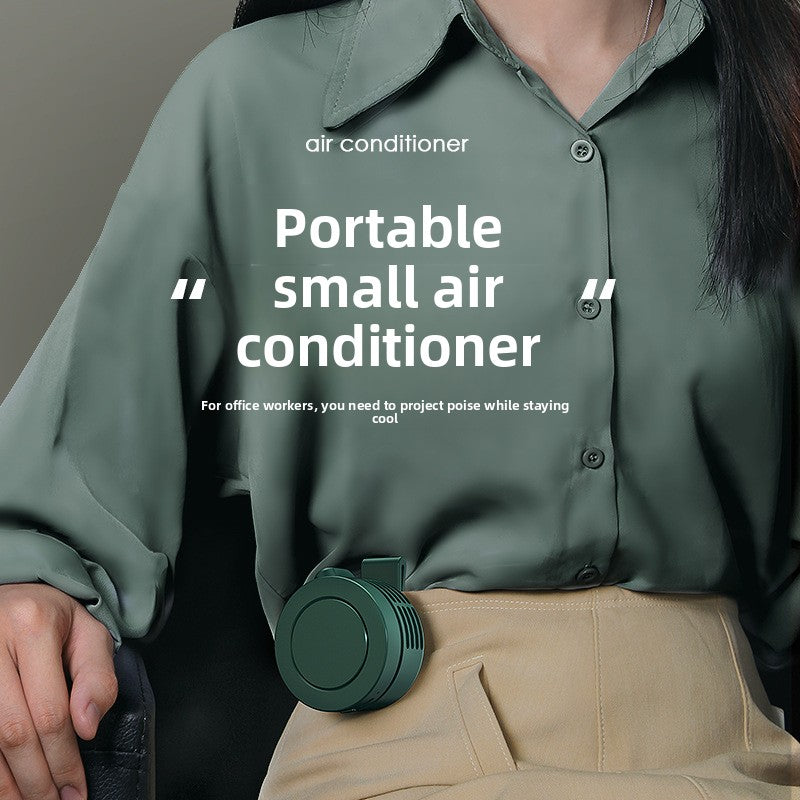 Clip-on Mini Fan for neck, waist, or clothing