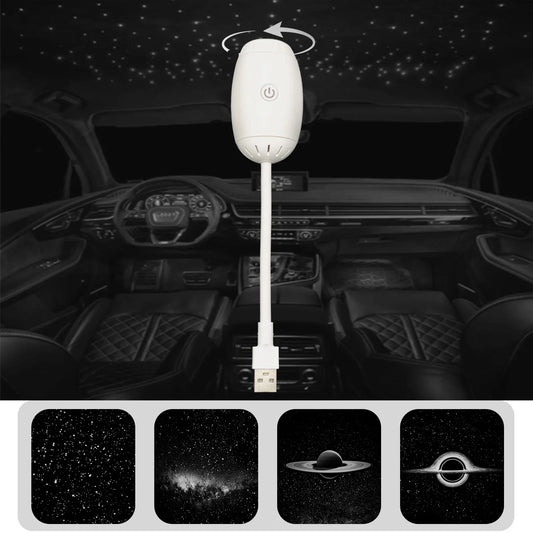 Mini USB Starry Sky Atmosphere Projector Light Wide-Angle Display Ceiling Starry Sky for Game Room Lighting Room Decor Wall Gift